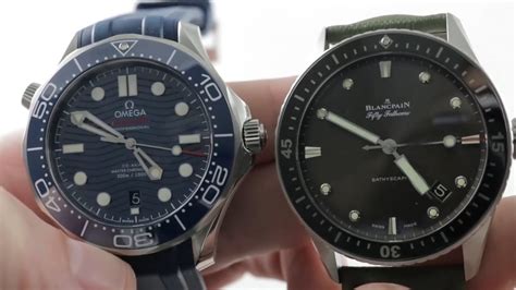 blancpain fifty fathoms vs omega seamaster|hodinkee blancpain fifty fathoms review.